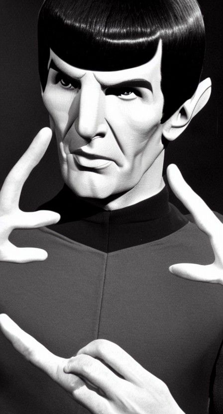 Captain Spock of Vulcan Portrait