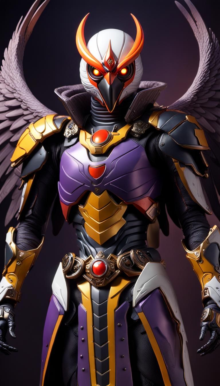 Kamen Rider King Vulture in Dark Fantasy Style