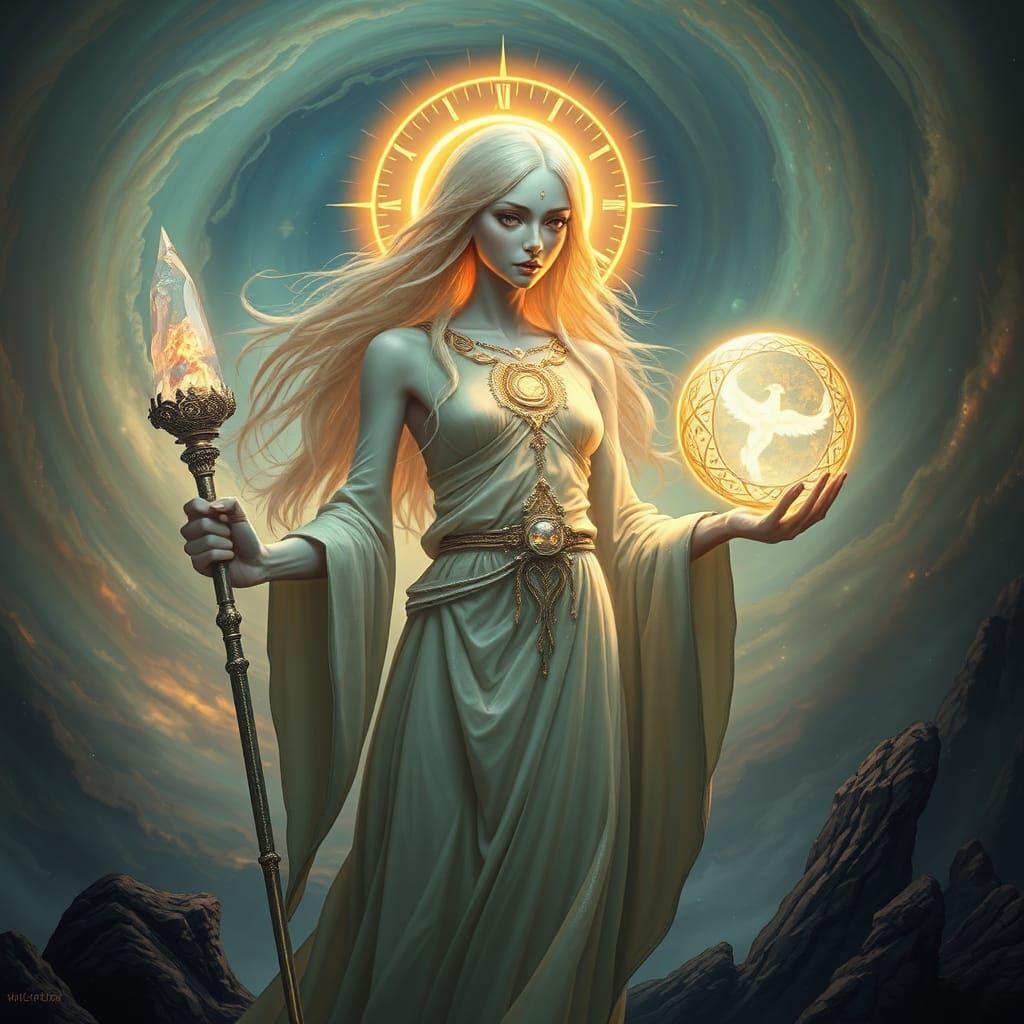 Dreamlike God at Nexus of Time and Space