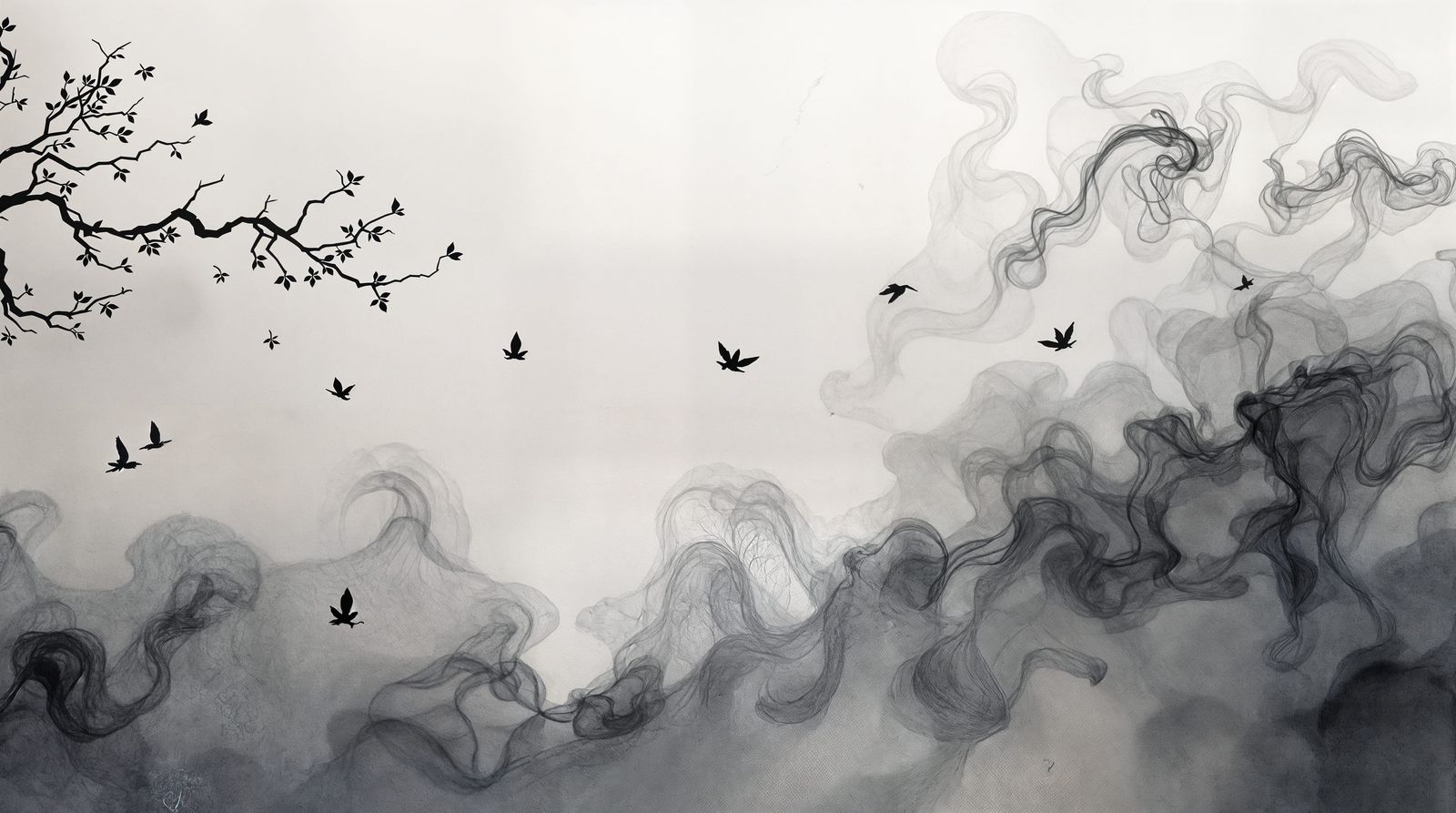 Ephemeral Whispers in Grey