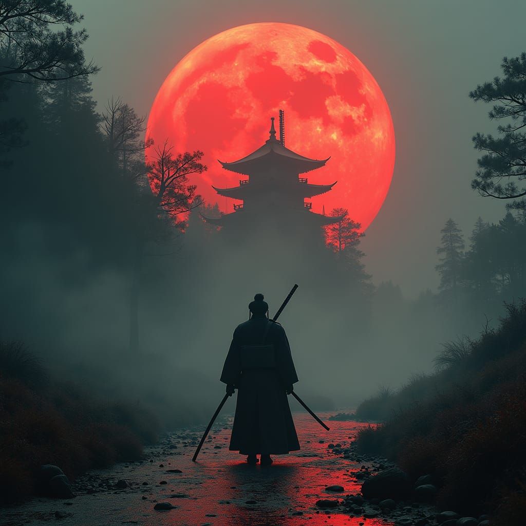 Epic Japanese Fantasy Landscape Concept Art