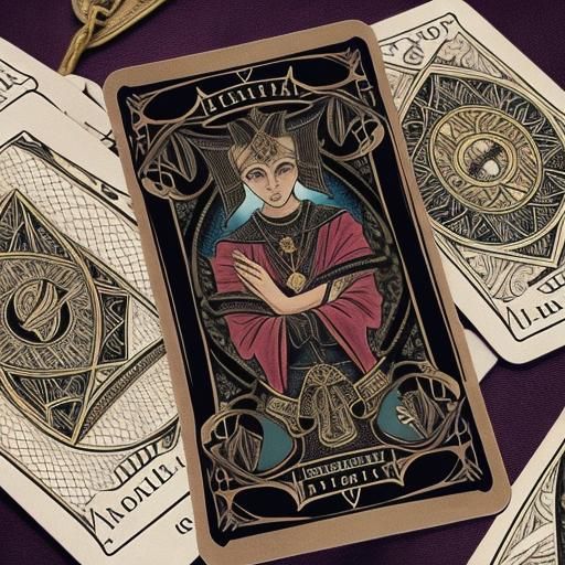 Mystical Tarot Card Imagery