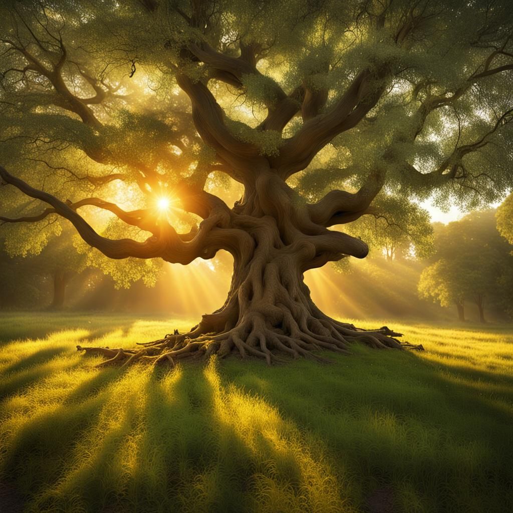 Glade of Eternal Dawn: Celestial Tree and Flame