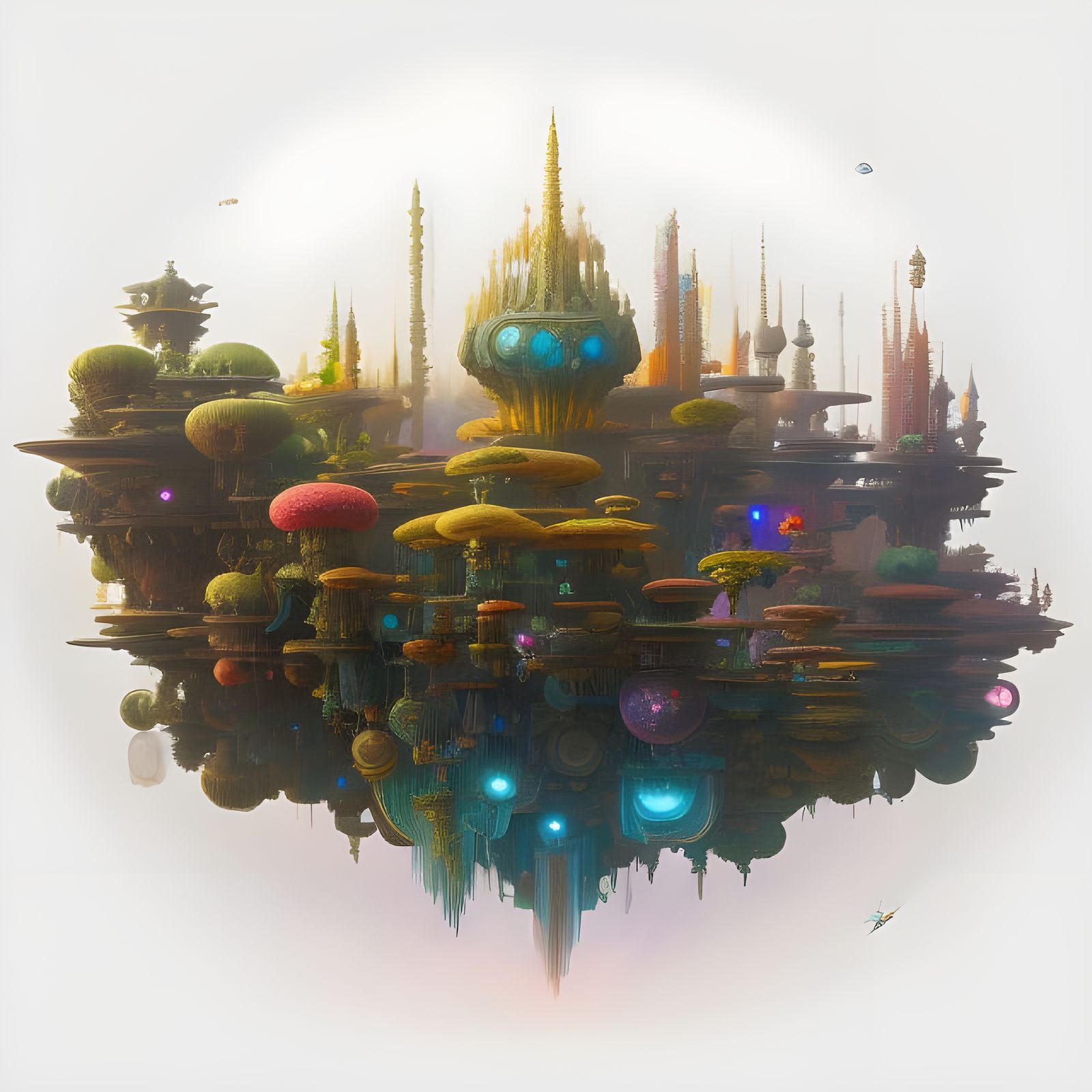 Super Mario Mushroom Kingdom: Hyperdetailed Metropolis