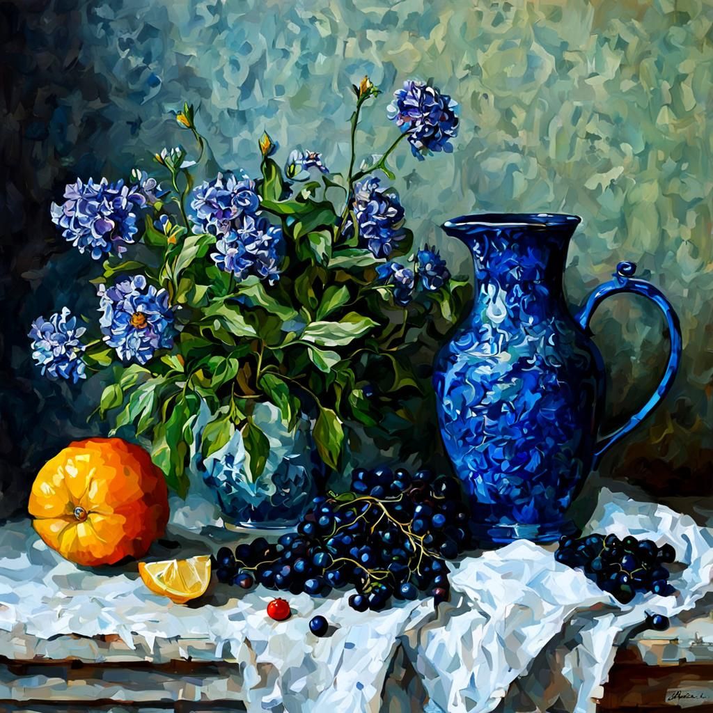 Colorful Still Life Painting