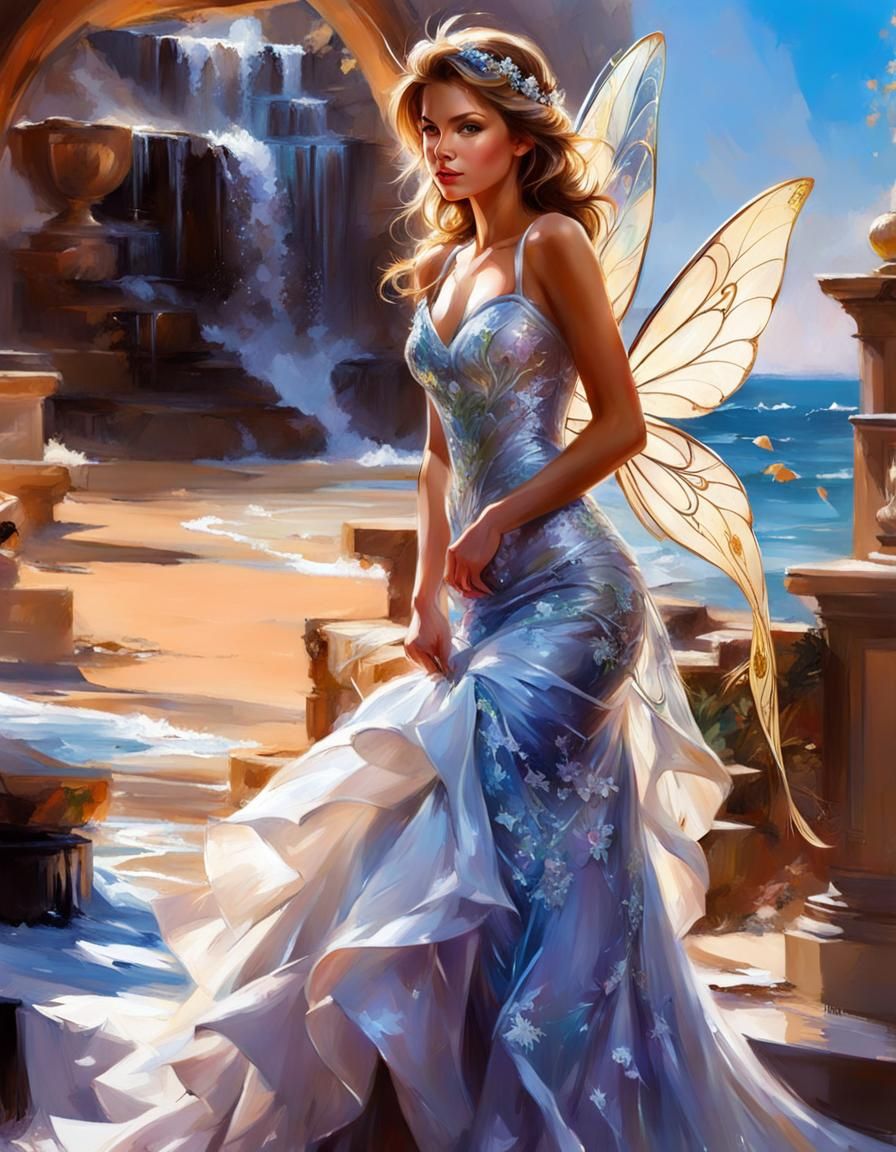 Photo-realistic Tinkerbell with Ethereal Glow, 8K