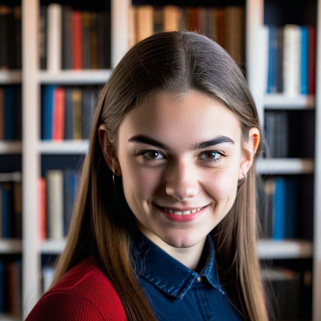 Evil Grin Portrait of a Teenager