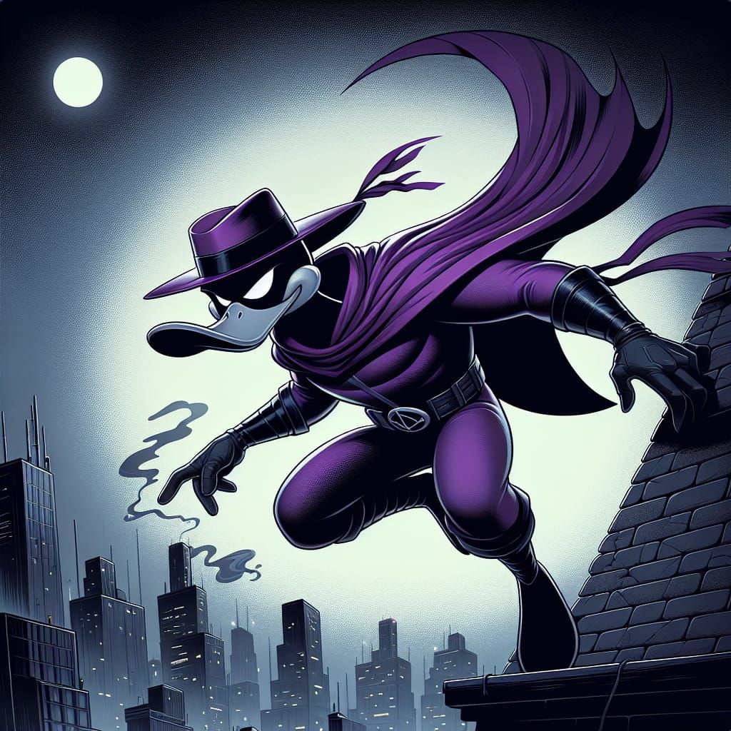 Darkwing Duck Leaps into Action in Midnight City