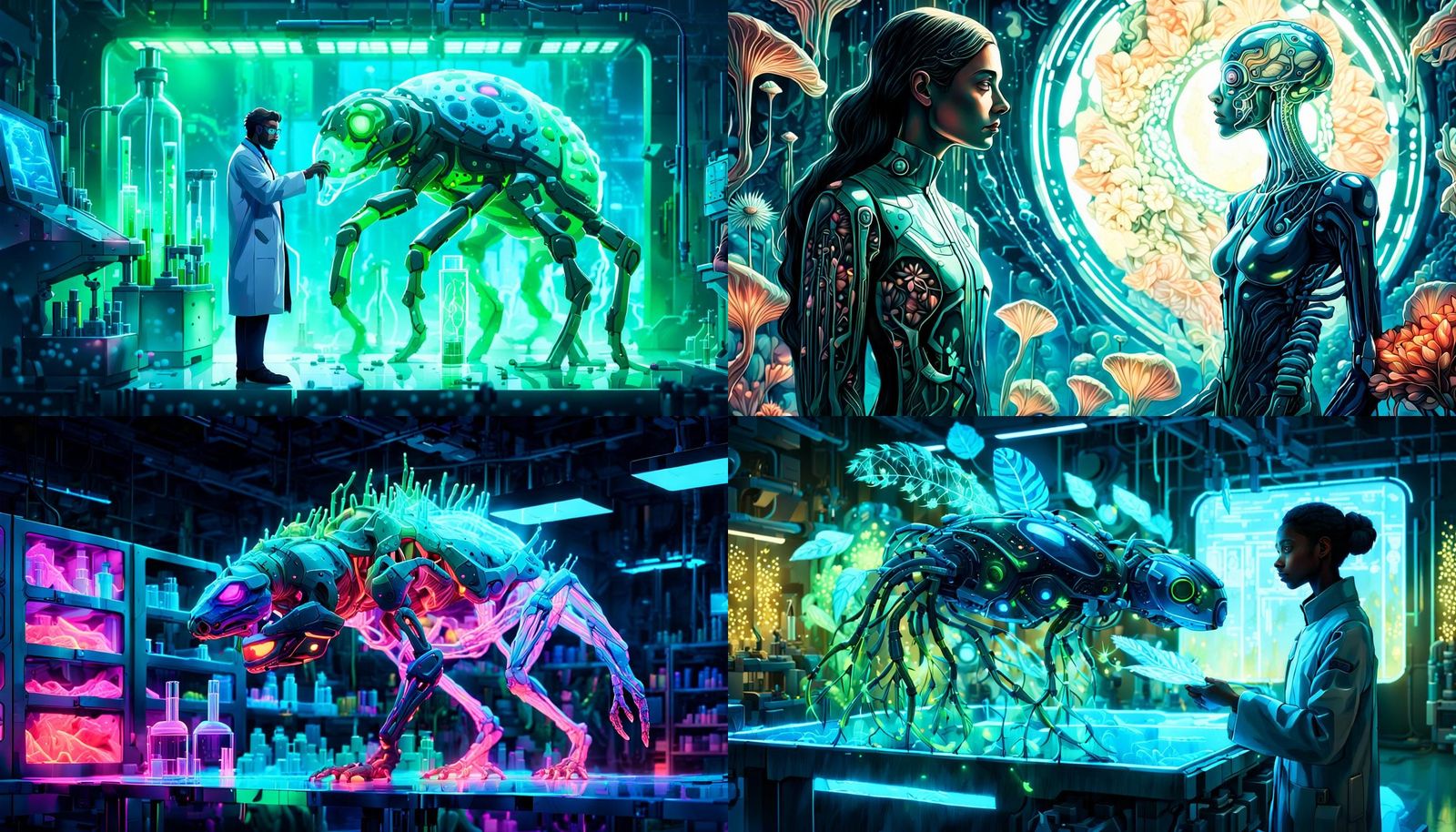 DNA/RNA Creature: Medical Breakthrough as Digital Art