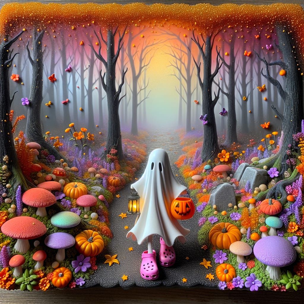 Whimsical Ghost Walks Enchanted Forest Path