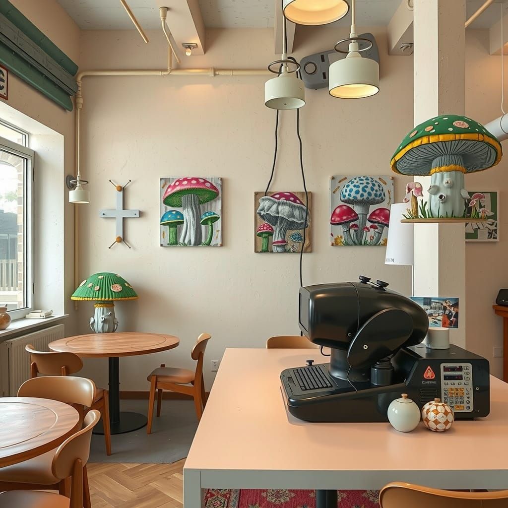 Mushroom Flags and Chewing Gum Bungalow