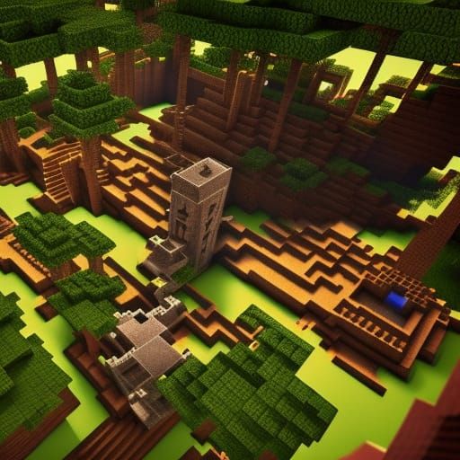 Minecraft Multiplied: Detailed Fantasy Concept Art