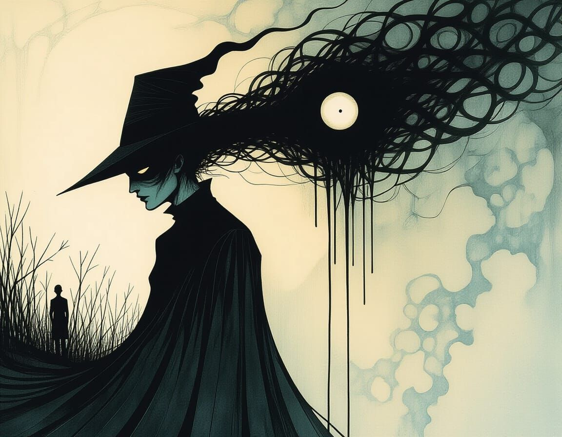 Surreal Art of Light Silk of Darkness