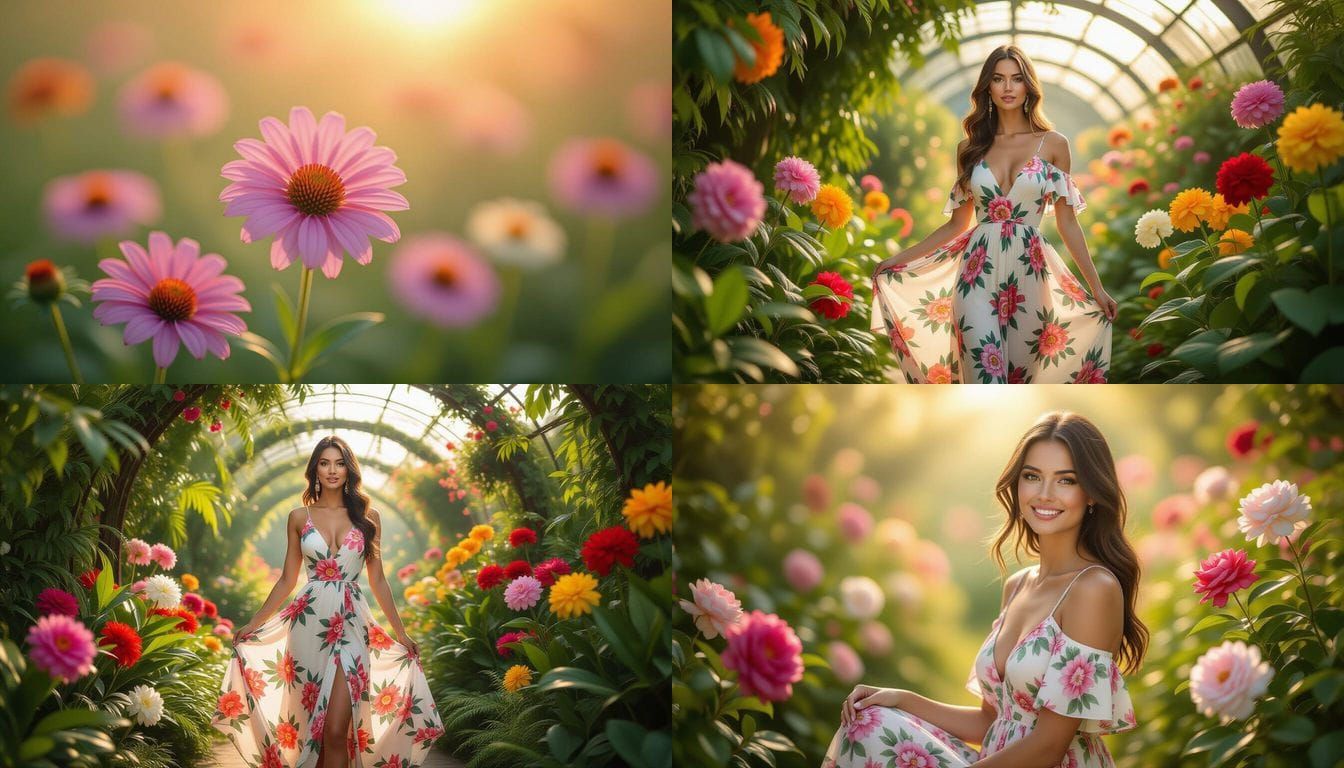 Sanctuary Bloom: Serene Nature Scene with Soft Bokeh