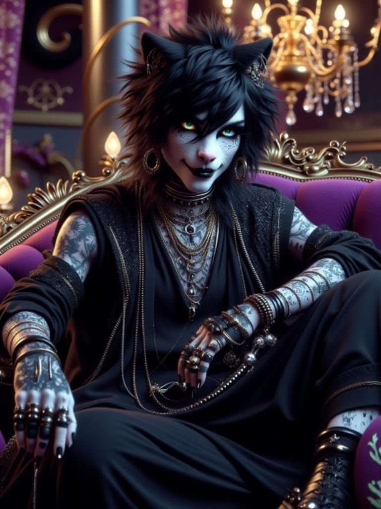 Gothic Gentleman in Dark Academia