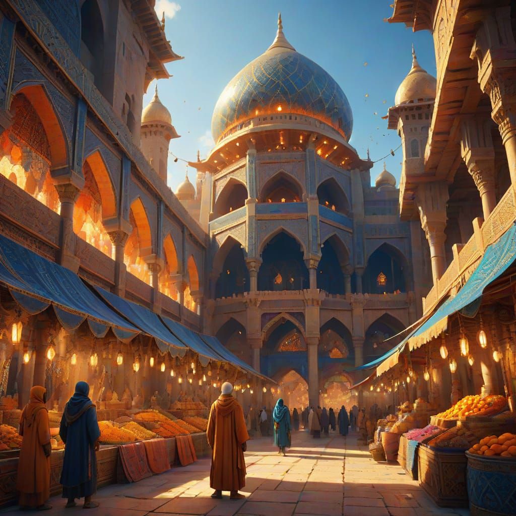 Prophet in Marketplace: Fantasy Concept Art