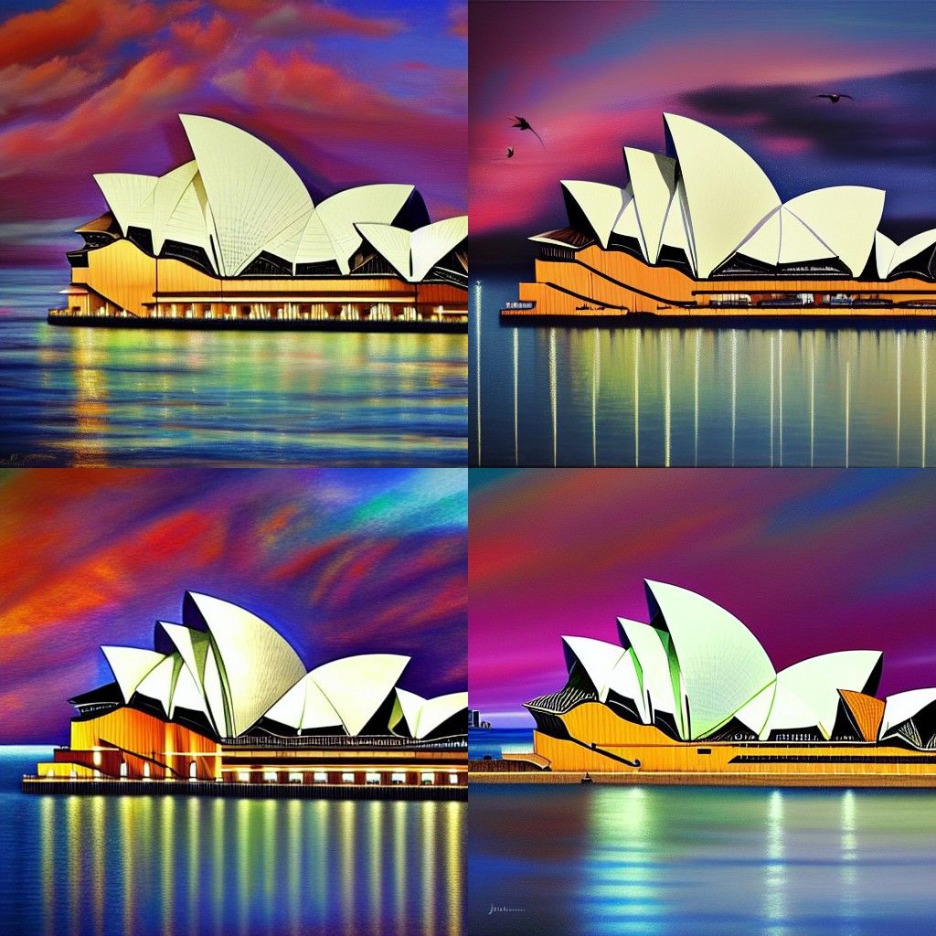 Sydney Opera House Family Dream: Matte Painting