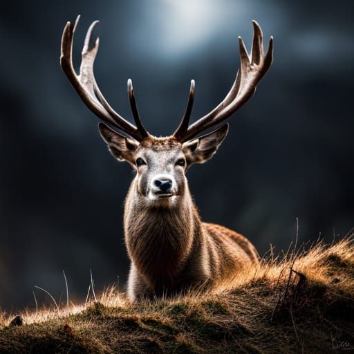 Hyperrealistic Portrait of Rudolph the Reindeer