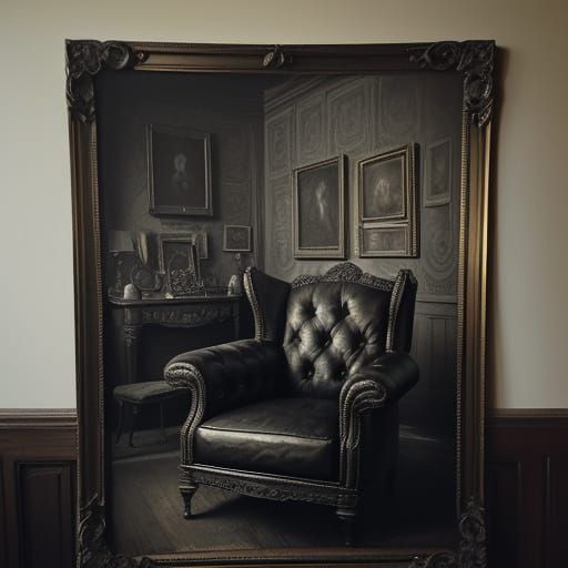 Ornate Antique Furniture in Golden Lighting