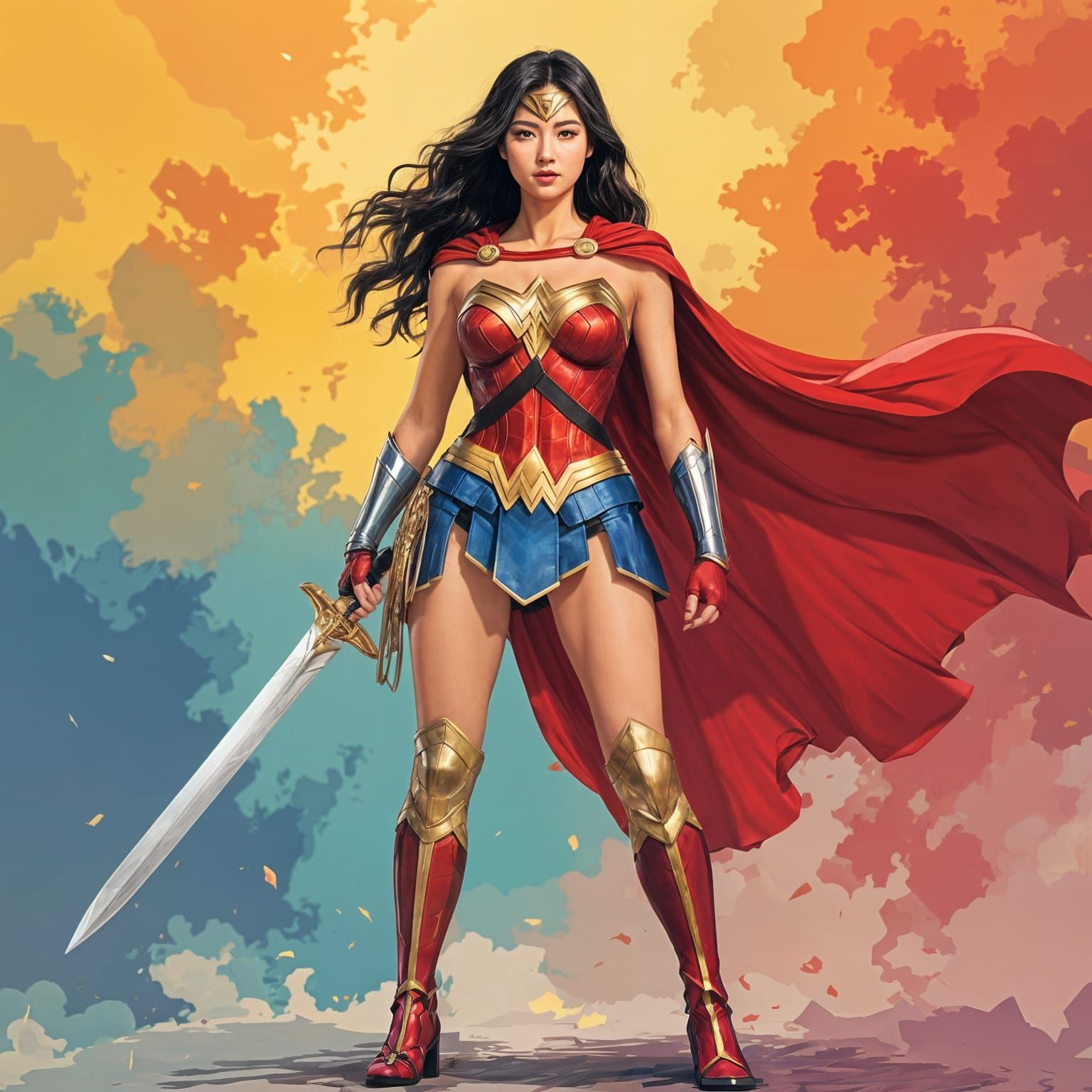 Korean Wonder Woman: Heroic Concept Art