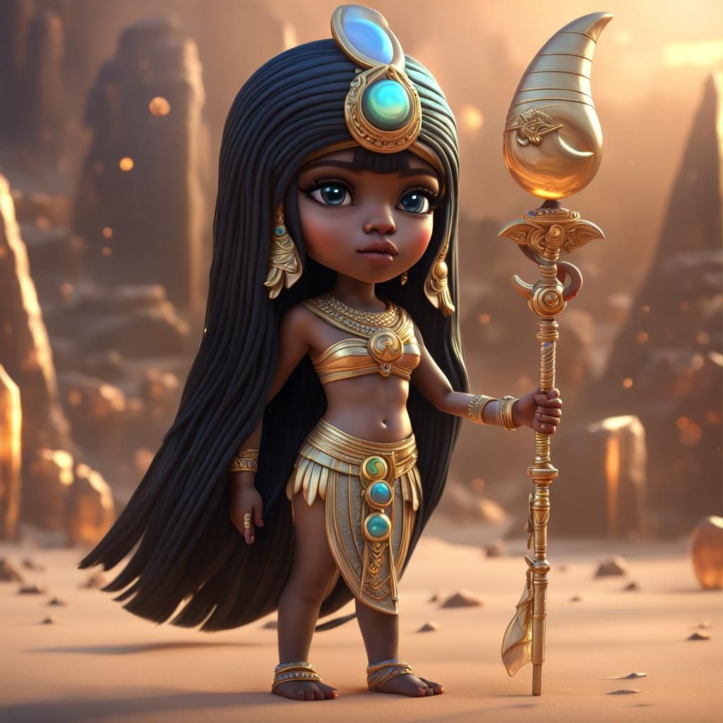 Egyptian Chibi Goddess