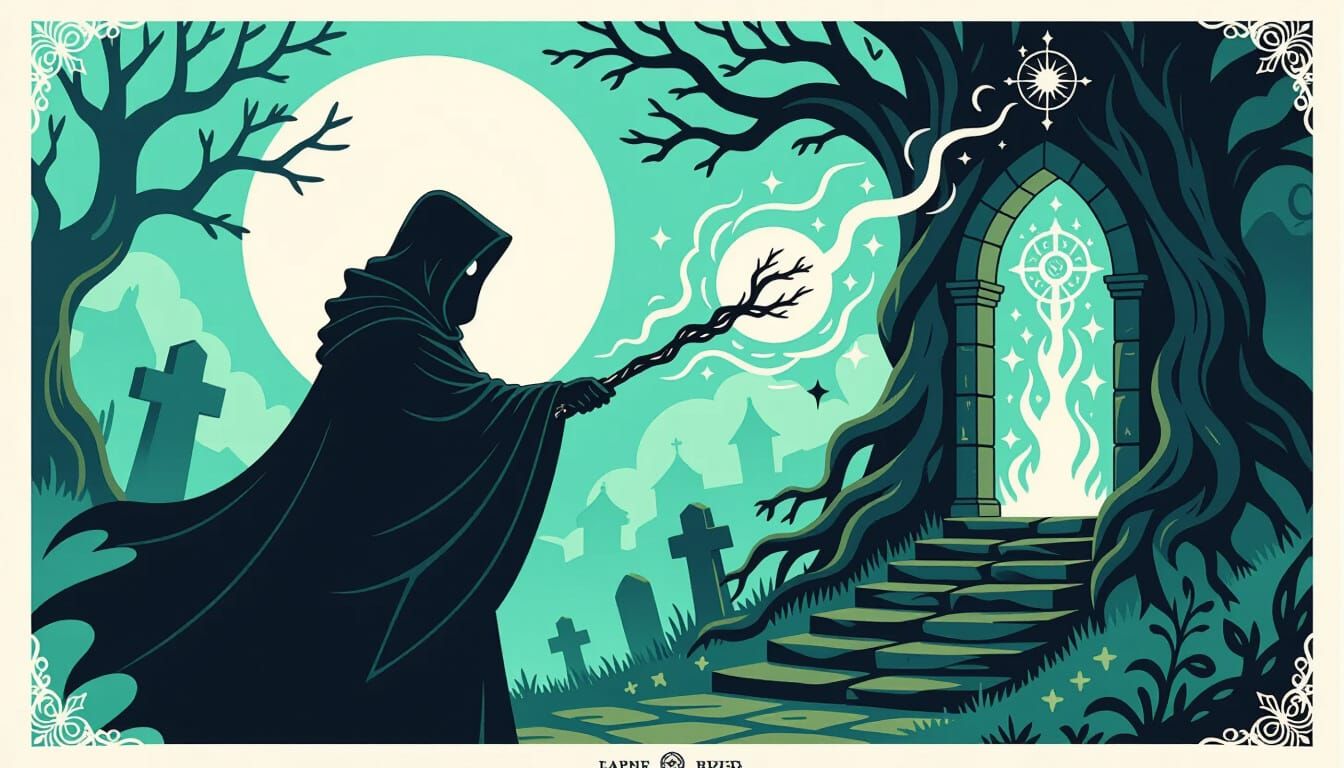 Mystical Druid Creates Ley Line Portal