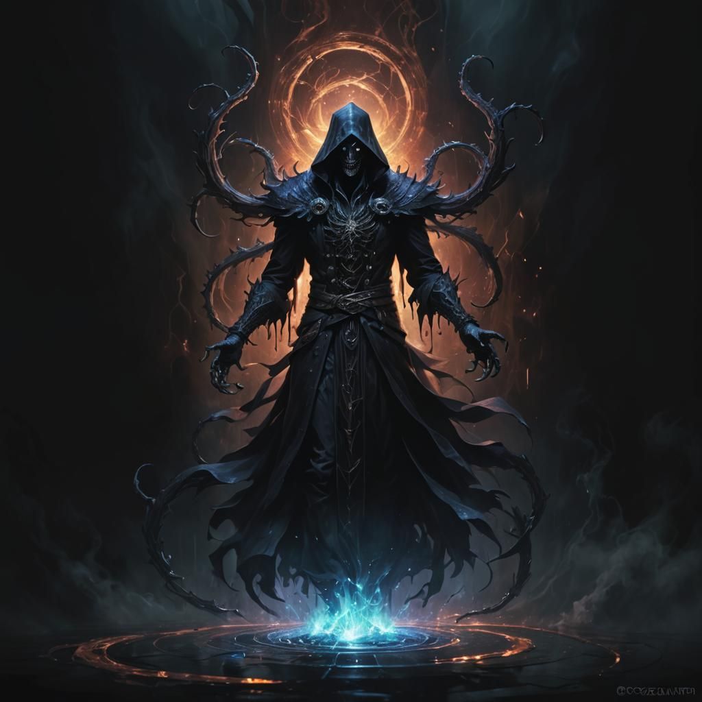 Sinister Personification of Rage in Ethereal Style