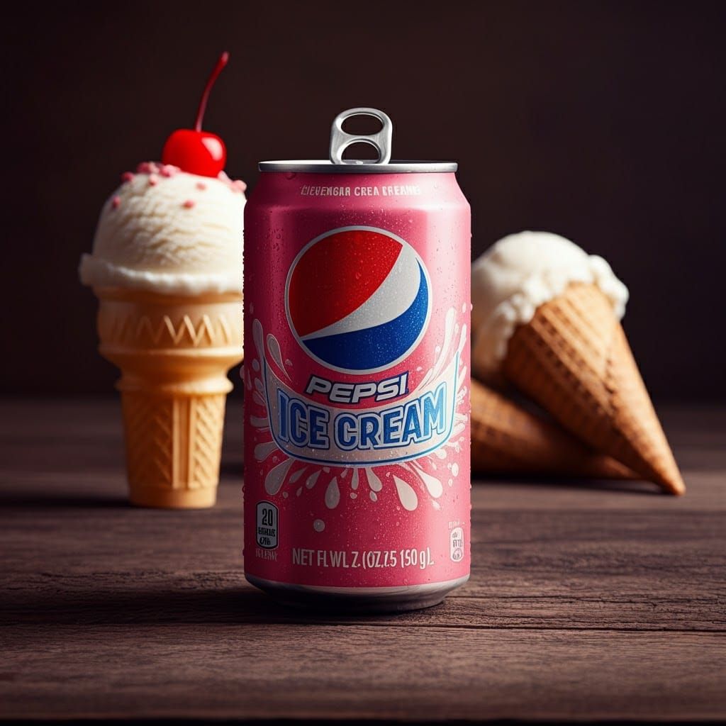 Pepsi Ice Cream Still-Life Photograph