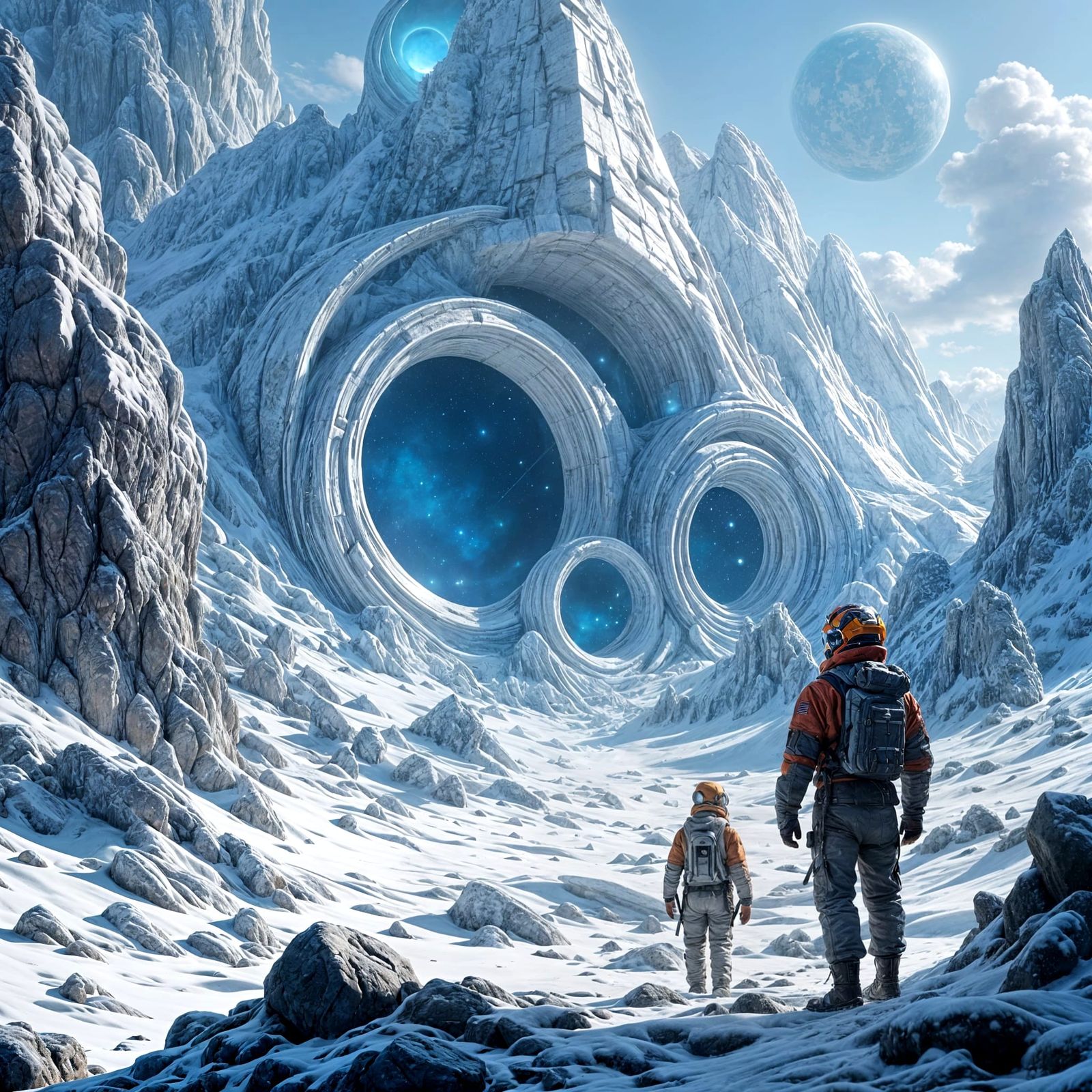 Earth Explorers Investigate Ancient Alien Ruins on a Frozen ...