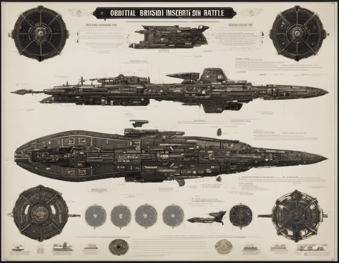 Scimitar Orbital Insertion Battle Cruiser Blueprint
