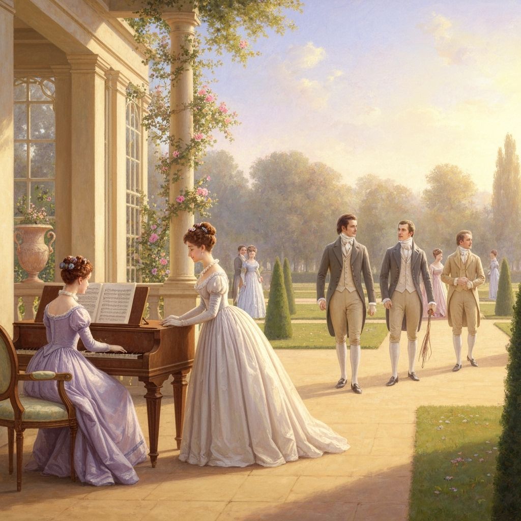 Regency Garden Party with Pianoforte Music