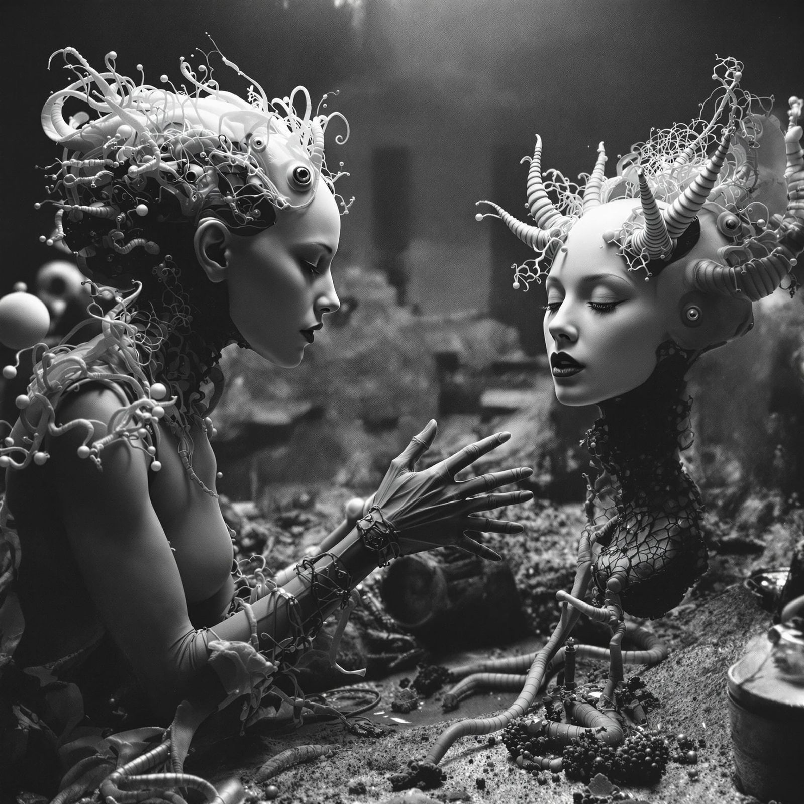 Surreal Future Social Interactions: Fine Art Photography