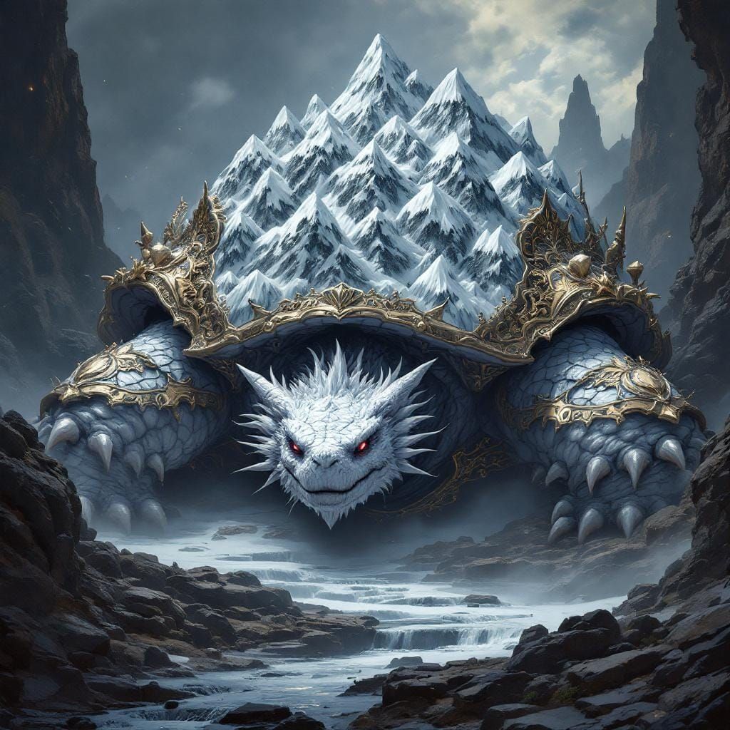 Baroque Dragon Tortoise with Mountain Shell
