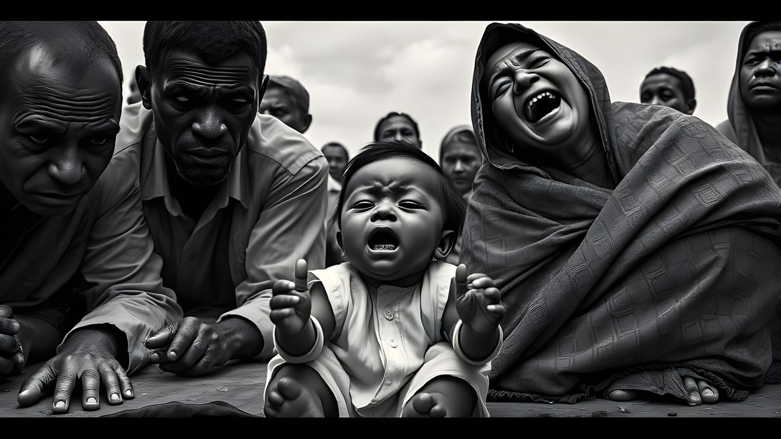 Haunting Flashback Scene of Loss and Desperation