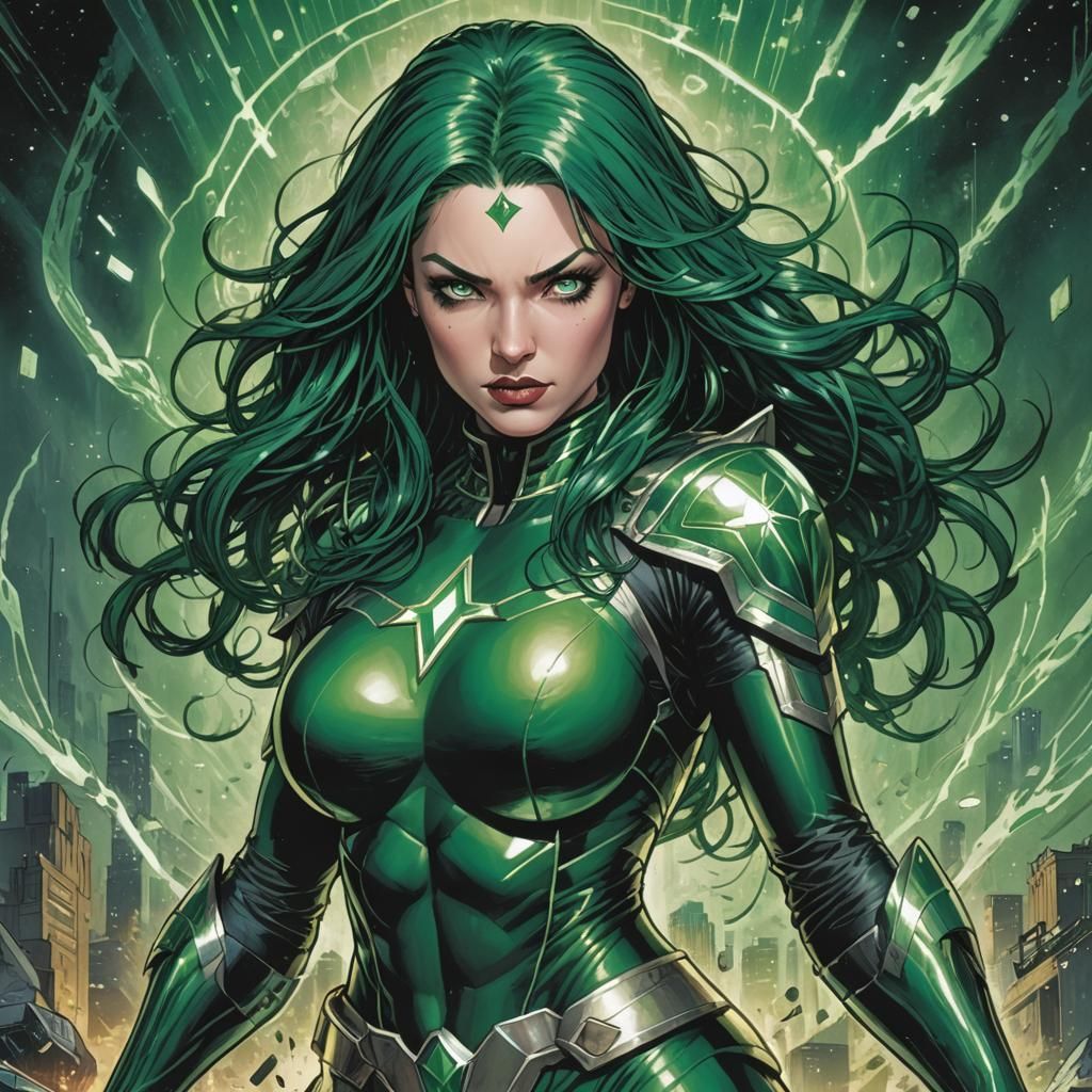 Polaris, Mistress of Magnetism: Comic Book Art