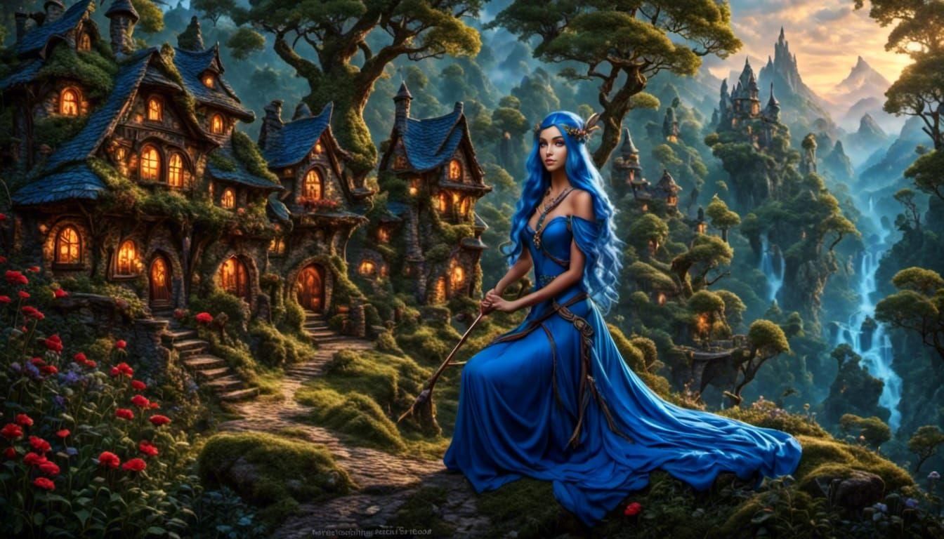 Elf Archer in Mushroom Village