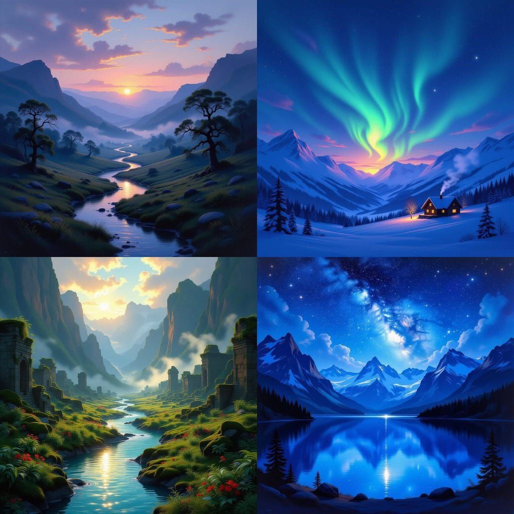 AI Generated Beautiful Places