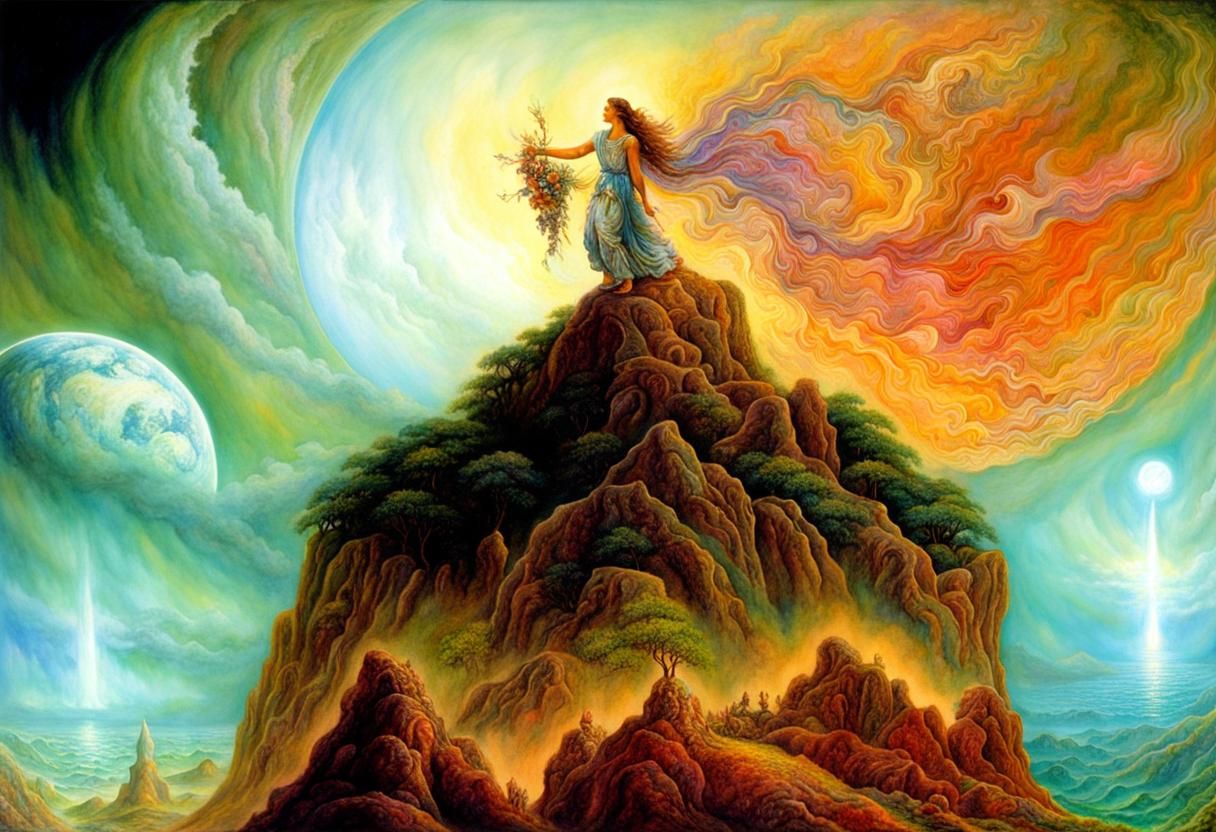 Ethereal Fairy in Enchanted Forest, Fantasy Art