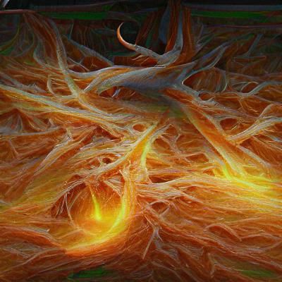 Harry Potter School in Glowing 3D Rendering