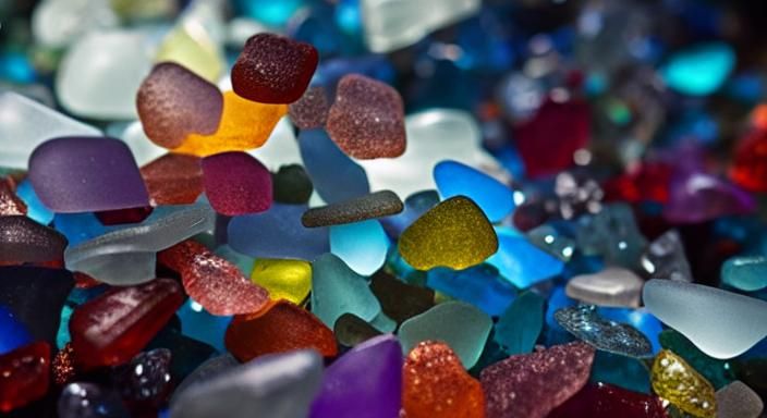Beautiful Sea Glass Abstract