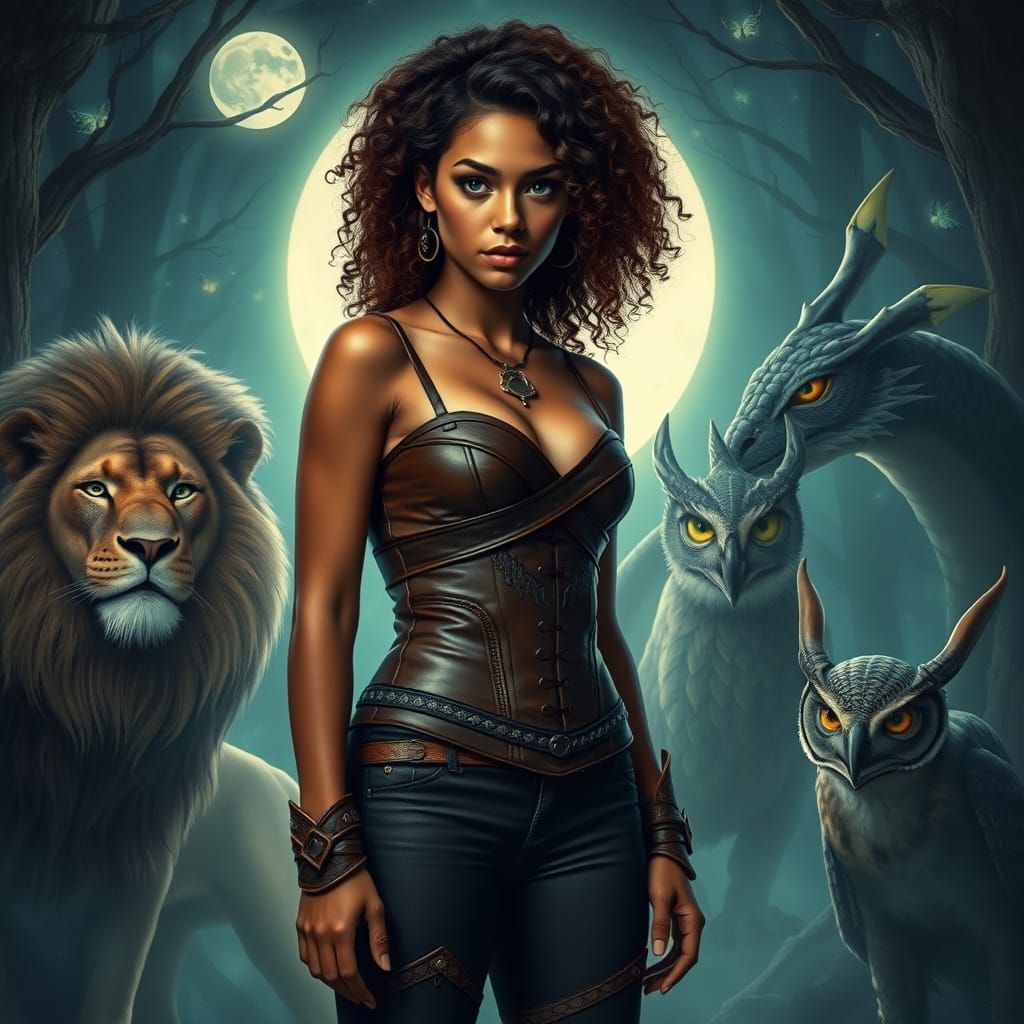 Dark Fantasy Maiden Master of Beasts