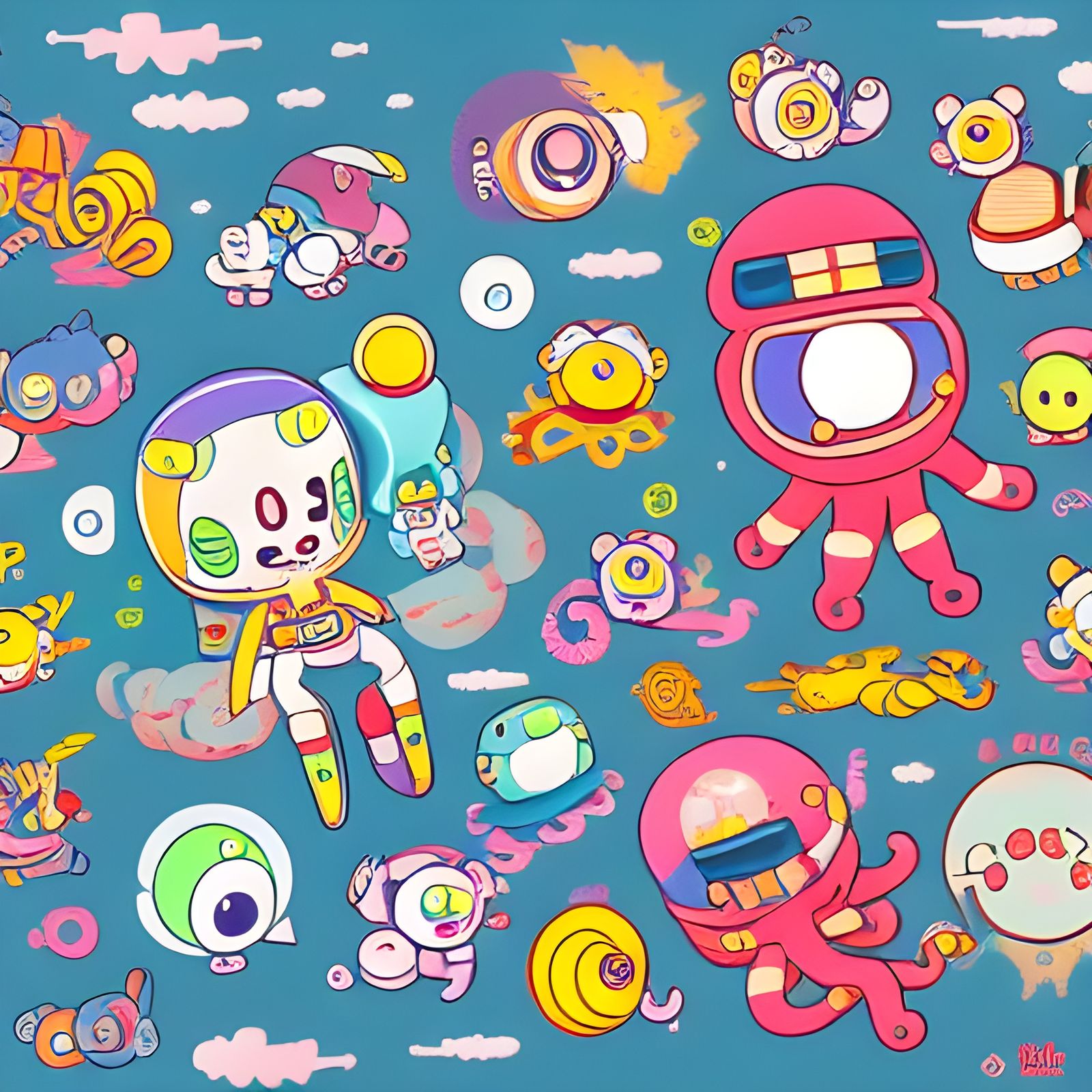 octopus astronaut suit suprachib x BB