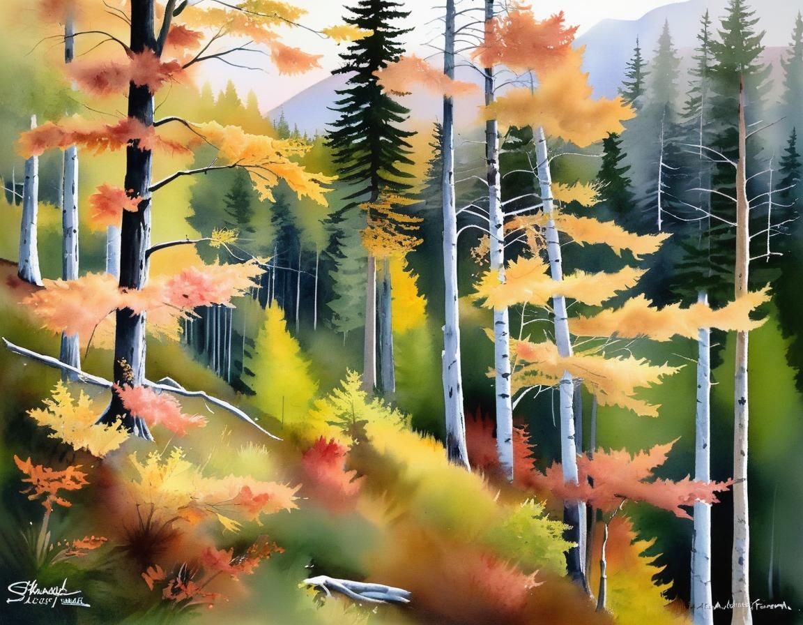 Mount Adams Fall Landscape