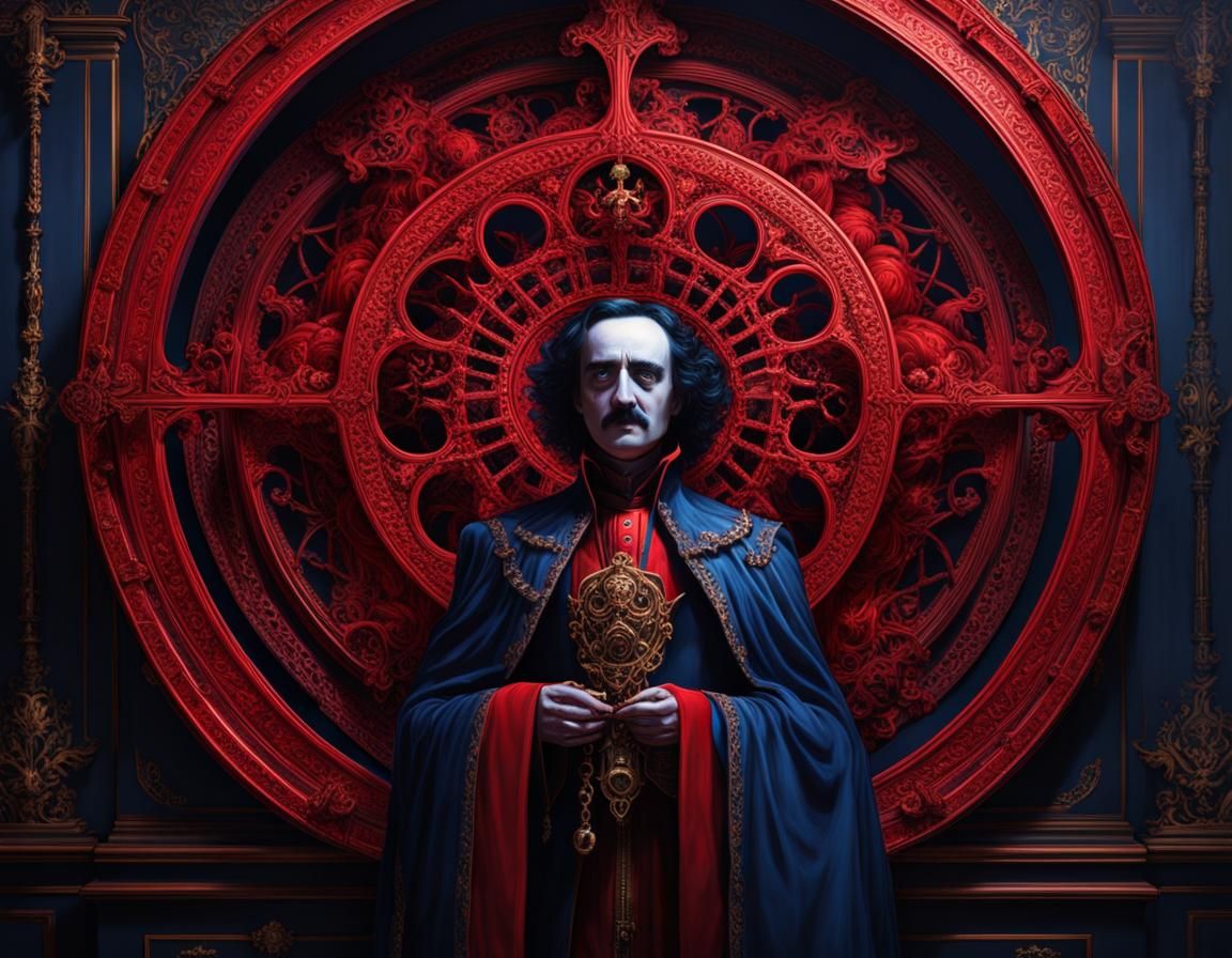 Masque of the Red Death: Ornate Magazine Cover