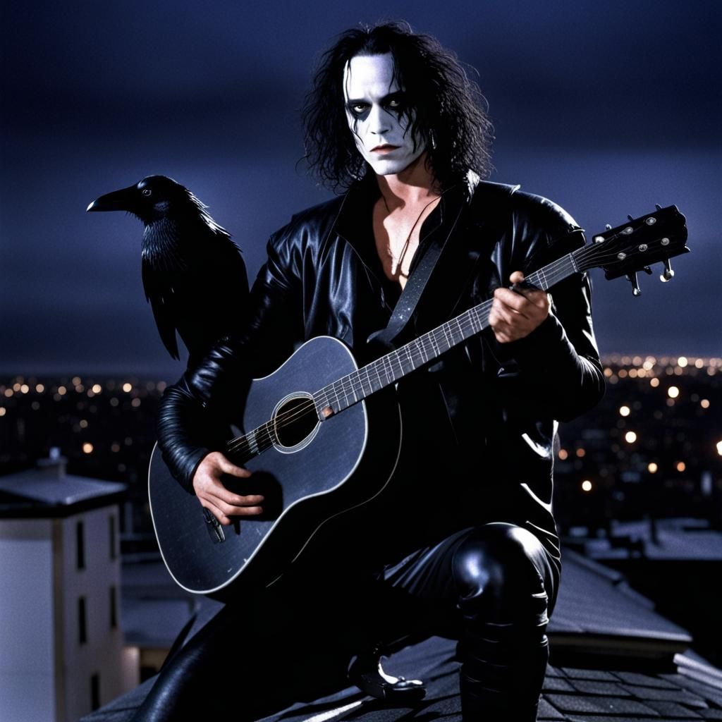 The Crow: Eric Draven's Gothic Guitar Serenade