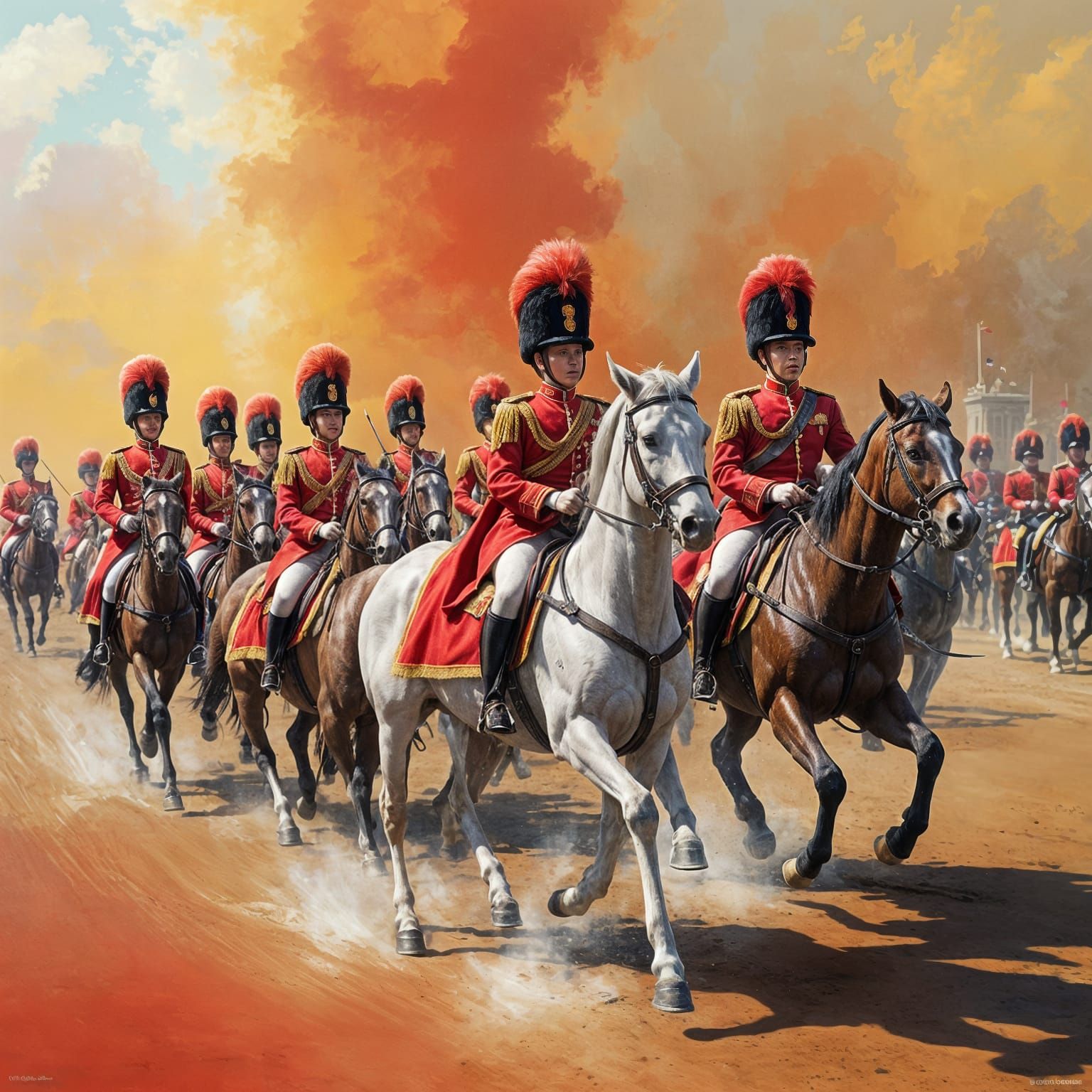 Regal Splendor at Horse Guards Parade: A Majestic Trooping t...