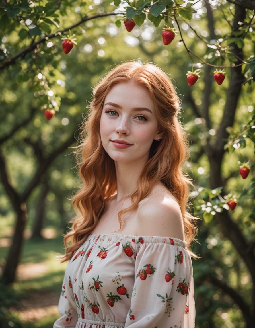 Portrait of a Beautiful Girl with Soft Smile