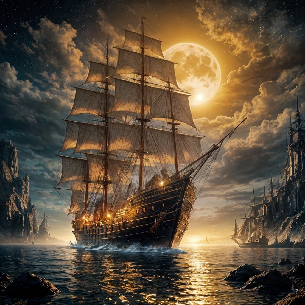 Moonlit Seas Gold - Ship 2