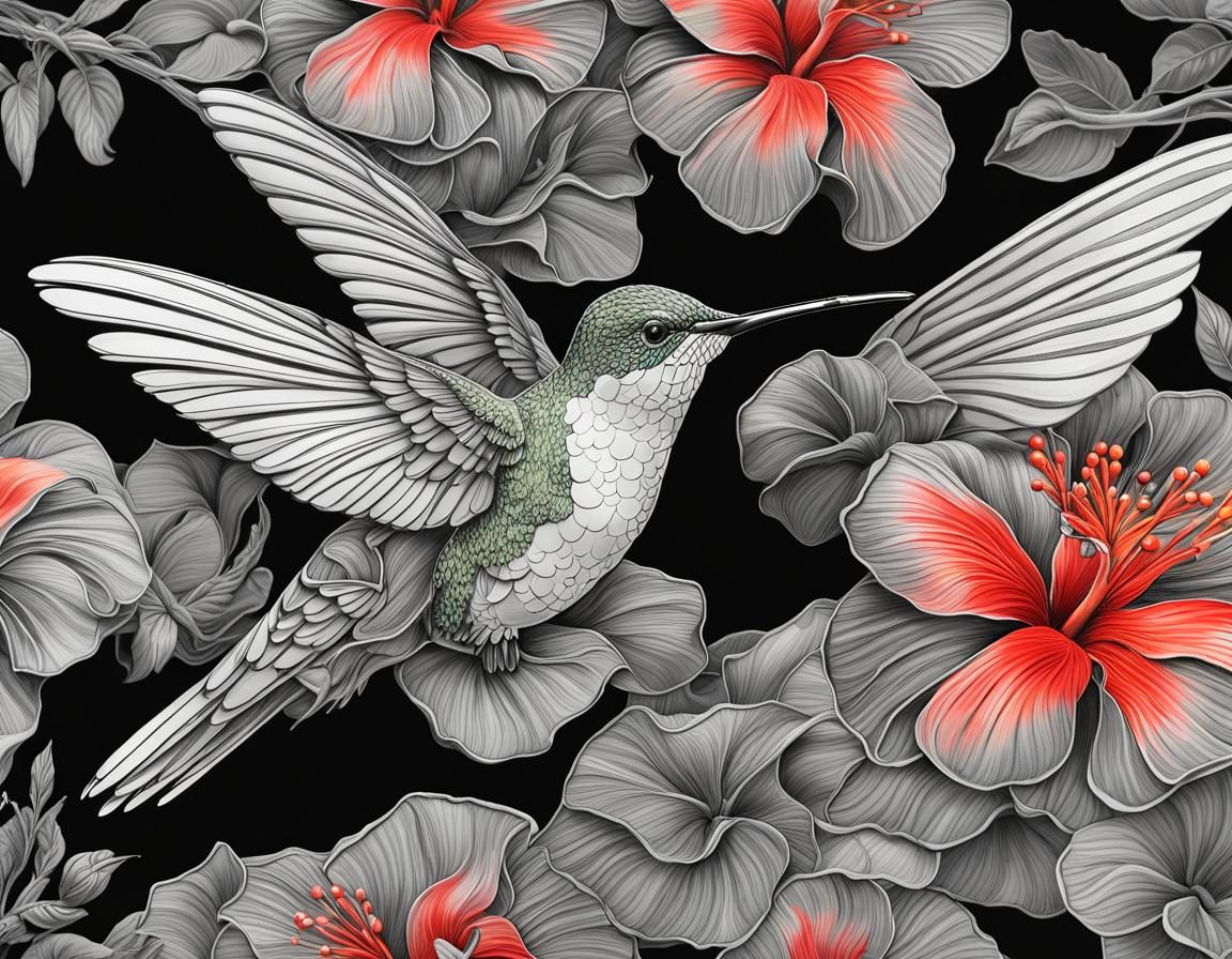"3D HDR Hummingbird"