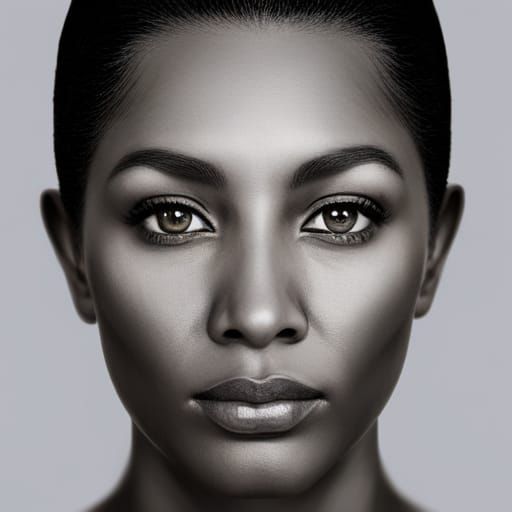 Portrait of a Woman with Expressive Eyes